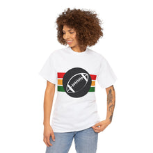 Load image into Gallery viewer, Musewear B & W Football Sports Unisex Heavy Cotton Crewneck T-Shirt