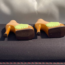 Load image into Gallery viewer, MGA Bratz Doll Lime Green Platform Sandals Shoes (Pre-owned)