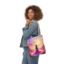 Load image into Gallery viewer, Pink Heart Series #12 Fashion Graphic Print Trendy 100% Polyester Canvas Tote Bag AI Image