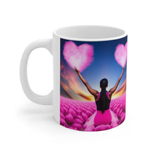 Load image into Gallery viewer, Valentine's Day From The Pink Heart #32 Ceramic Mug 11oz AI Artwork