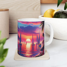 Load image into Gallery viewer, Blue Skies Nautical Sunset Ceramic Mug 11oz Ceramic Coffee Mug