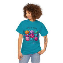 Load image into Gallery viewer, Knit One, Pearl 2, Repeat Knitting Yarn Balls T-Shirt 100% Cotton