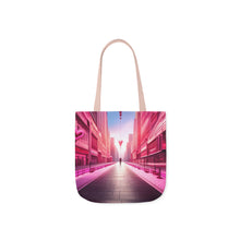Load image into Gallery viewer, Pink Heart Series #8 Fashion Graphic Print Trendy 100% Polyester Canvas Tote Bag AI Image