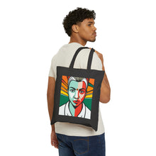 Load image into Gallery viewer, Colors of Africa Queen Mother Reflections #2 100% Cotton Canvas Tote Bag 15" x 16"