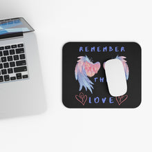 Load image into Gallery viewer, Remember the Love Angel Wings Mouse Pad (Rectangle) 9" x 8" High Density Foam
