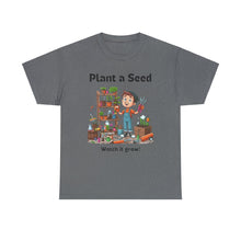 Load image into Gallery viewer, Plant A See Watch it Grow Young Boy 100% Cotton Classic Fit T-shirt