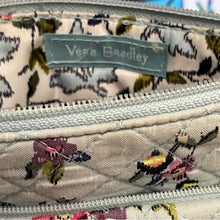 Load image into Gallery viewer, Vera Bradley Tan and Red Quilted Crossbody Bag 8" x 7"