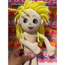 Load image into Gallery viewer, Friends 2B Made Yellow Yarn Hair Rag doll Plush BABW Build-A-Bear