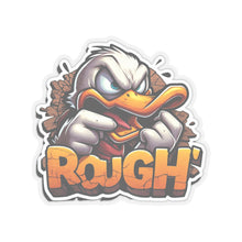 Load image into Gallery viewer, Angry Rough Day Duck Vinyl Stickers, Laptop, Journal, Whimsical, Humor #7
