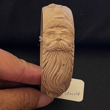 Load image into Gallery viewer, Vintage 1990 Jim Shore Santa Stained Resin Bangle Bracelet Blank JS 90 Copyright