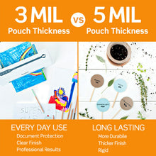 Load image into Gallery viewer, Scotch Thermal Laminating Pouches, 200 Count, Clear, 3 mil., Ideal Office or School Supplies, Fits Letter Sized Paper (8.9 in. × 11.4 in.)