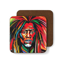 Load image into Gallery viewer, Colorful #5 Colors of Africa Hardboard Back AI-Enhanced Beverage Coasters