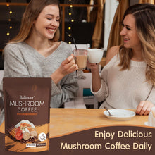 Load image into Gallery viewer, Mushroom Coffee, 6 Adaptogenic Mushrooms with Lion's Mane, Cordyceps, Turkey Tail & More, Instant Mushroom Coffee for Focus, Energy, Immune & Digestion Support