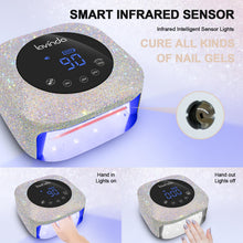 Load image into Gallery viewer, Lavinda UV LED Nail Lamp, 54W Rechargeable Cordless Nail Lamp Nail Dryer Gel Polish UV Nail Light with 4 Timer Setting, Professional Quick Dry Curing Lamp with Display Auto Sensor for Salon & Home