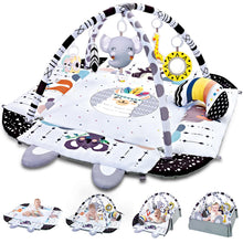 Load image into Gallery viewer, TFDER Baby Gym Play Mat, 8-in-1 Tummy Time Mat & Activity Gym, Washable Ball Pit, Infant Play Mat with Detachable Toys for Sensory Exploration and Motor Skill Development