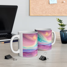 Load image into Gallery viewer, Pastel Sea-life Sunset #12 Ceramic Mug 11oz mug AI-Generated Artwork