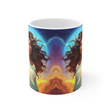 Load image into Gallery viewer, Beyond the Universe Female Queen #1 Mug 11oz mug AI-Generated Artwork