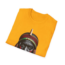 Load image into Gallery viewer, Colors of Africa Warrior King #2 Unisex Softstyle Short Sleeve Crewneck T-Shirt