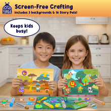 Load image into Gallery viewer, PURPLE LADYBUG DIY Fun Creative Bead Art Making Kits for Kids Ages 4-8 – Animal World Theme Birthday Gift for Boys & Girls, Arts & Crafts Set with Colorful Templates, Beads Pen, Craft Activity