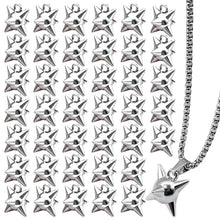 Load image into Gallery viewer, Ordeonrus 40 PCS Spike Ball Charms Alloy Spike Charms Pendants Silver Punk Style Spikes Charm for Jewelry Making DIY Earrings Necklace Bracelet Keychain Crafting