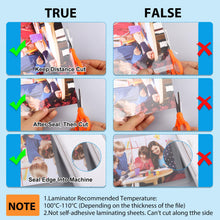 Load image into Gallery viewer, 300 Pack Laminating Sheets, 3 Mil, 9 x 11.5 Inches Thermal Laminating Pouches Lamination Sheet Paper for Laminator, Clear, Letter Size, Office and School Supplies