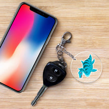 Load image into Gallery viewer, Acrylic Keychain Blanks, Audab 50pcs Clear Keychains for Vinyl, Transparent Circle Discs Blanks Bulk DIY Keychain, Crafting and Vinyl Projects