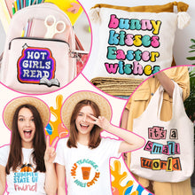 Load image into Gallery viewer, TECKWRAP 3D Puff Vinyl Heat Transfer Vinyl Sheets, 15 Sheets 12"x10" Iron-on Vinyl for T-Shirts, Clothes, Bags and More, Compatible with Most Cutter Machines, Easy to Cut & Weed