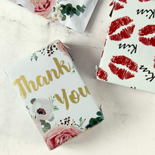 Load image into Gallery viewer, RUSPEPA 6x9 inches Poly Mailers Shipping Bags Thank You Notes Flowers Surrounded White Poly Mailers 2.3 Mil Heavy Duty Self Seal Mailing Envelopes - 100 Pack