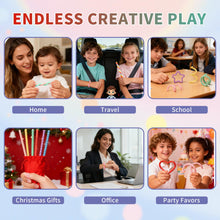 Load image into Gallery viewer, Hepotk Sensory Fidget Sticks - 6PCS Silicone Fidget Toy Pack with Mixed Textures, Random Colors & Styles | Stress Relief Toys for Autistic Kids 3+ & Adults | Must-Have for Travel, School & Home