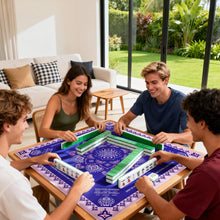 Load image into Gallery viewer, Ghouse 32.3''X32.3'' Mahjong Mat Non-Slip Noise Reduction Mahjong Mats Waterproof Mahjong Table Cloth Rubber Game Pad with 1 Carrying Bag for Mahjong,Poker,Card, Board, Dominoes(Purple)