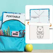 Load image into Gallery viewer, 9"x12" Small White Board with XY Axis,Portable Whiteboard for Students Practice Math,Grid Whiteboar,Double Sided Dry Erase Board for Classroom Teaching,Writable and Erasable White Boards (12 Pack)