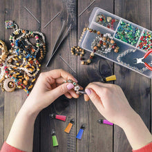Load image into Gallery viewer, SIQUK 160 Pieces Keychain Tassels Leather Tassel Bulk for DIY Keychain and Craft, 32 Colors