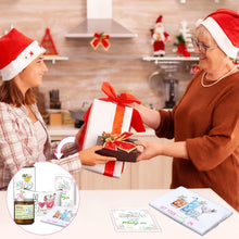 Load image into Gallery viewer, LemonRoad 5 Pcs Mahjong Party Gifts Set Cocktail Dish Towel Cosmetic Bag Funny Scented Candle Greeting Card Glass Tumbler Cup for Mahjong Lover Women Mom Grandma Birthday Travel Game Night