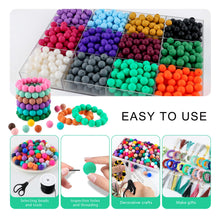 Load image into Gallery viewer, Kovict 145pcs Silicone Beads, 15mm Silicone Beads for Keychain Making, Pens Bracelet Necklace DIY Crafts(Dark Green)