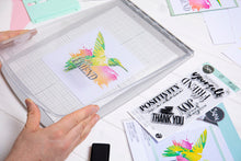 Load image into Gallery viewer, Sizzix Stencil & Stamp Craft Cardmaking | 664896 Tools, Mulitcolour