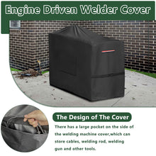 Load image into Gallery viewer, Engine-Driven Welder Cover for Champion Elite Series Welder,Engine Driven Welder Cover with Plush Linner,All Weather Protection,Black