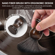 Load image into Gallery viewer, 6-in-1 Vinyl Record Cleaning Kit | Vinyl Record Cleaner Kit – Includes 2in1 Velvet Microfiber Brush, Soft Antistatic Nano Fiber Brush, Cleaning Liquid, Duster & Stylus Brush, Storage Box, for Records