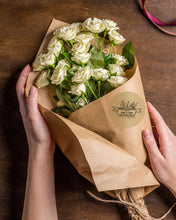 Load image into Gallery viewer, 2 Inch Circle Thermal Sticker Labels+2 Inch Brown Circle Thermal Sticker Labels