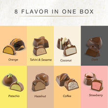 Load image into Gallery viewer, Beyoglu Artisan Assorted Chocolate Pralines with Gourmet Fillings, 8 Count, 2.82 Oz Box