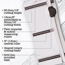 Load image into Gallery viewer, Tonic Studios Tim Holtz Rotary Media Trimmer, White