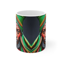 Load image into Gallery viewer, Colors of Africa Warrior King #4 11oz AI Decorative Coffee Mug