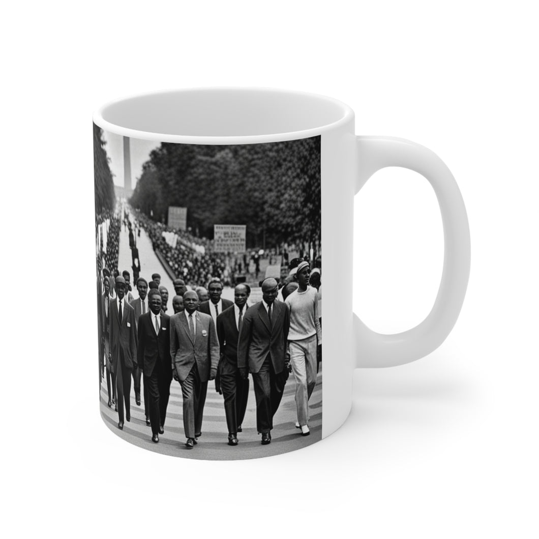Civil Rights Movement for Peace & Equality #10 Mug AI-Generated Artwork 11oz mug