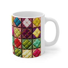 Load image into Gallery viewer, Old Fashion Quilted Pattern #2 Mug 11oz mug AI-Generated Artwork