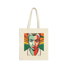 Load image into Gallery viewer, Colors of Africa Queen Mother Reflections #2 100% Cotton Canvas Tote Bag 15" x 16"
