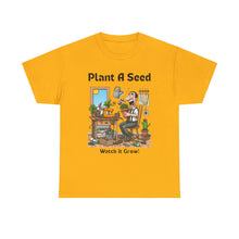 Load image into Gallery viewer, Frustrated Plant A See Watch it Grow Young Boy 100% Cotton Classic Fit T-shirt
