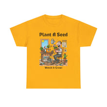 Load image into Gallery viewer, Frustrated Plant A See Watch it Grow Young Boy 100% Cotton Classic Fit T-shirt