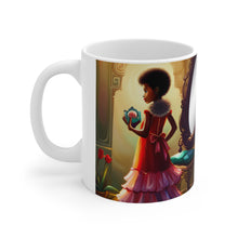 Load image into Gallery viewer, Playing Dress up Just Like Mommie #13 Mug 11oz mug AI-Generated Artwork