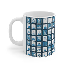 Load image into Gallery viewer, Professional Worker Pink Doctor and Nurse #11 Ceramic 11oz Mug AI-Generated Artwork