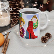 Load image into Gallery viewer, Playing Dress up Just Like Mommie #6 Mug 11oz mug AI-Generated Artwork