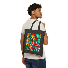 Load image into Gallery viewer, Colors of Africa Tribal Abstract #3 100% Cotton Canvas Tote Bag 15" x 16"